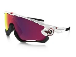 Oakley Jawbreaker Prizm - Polished White/Prizm Road for Sunglasses
