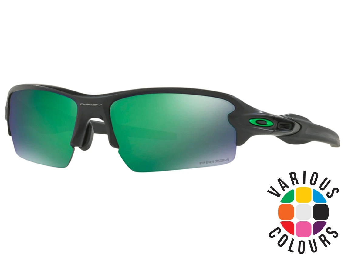 Oakley Flak 2.0 (Asia Fit) Matte Black Prizm Jade Polarized for Sunglasses