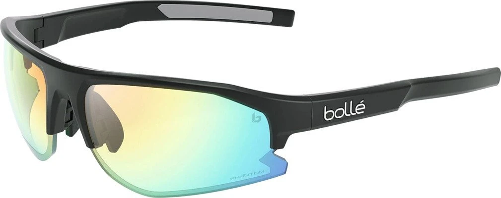Bolle Bolt 2.0 Sunglasses - Black Matte/Phantom Clear Green Photoc for Sunglasses
