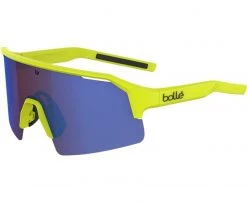 Bolle C-Shifter Sunglasses Acid Yellow Matte/Brown Blue Lens for Sunglasses