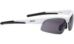 BBB BSG-48 Impress Small Fit Sport Glasses - White Frame Smoked Le for Sunglasses