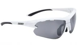 BBB BSG-52S Impulse Small Fit Sport Glasses - Glossy White Frame S for Sunglasses