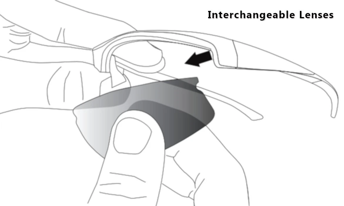 BBB BSG-58 Impress Sports Glasses - Matt White Frame Smoke Lens for Sunglasses - Image 5