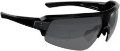 BBB Impulse Sports Glasses - Glossy Black Frame Smoke Lens for Sunglasses