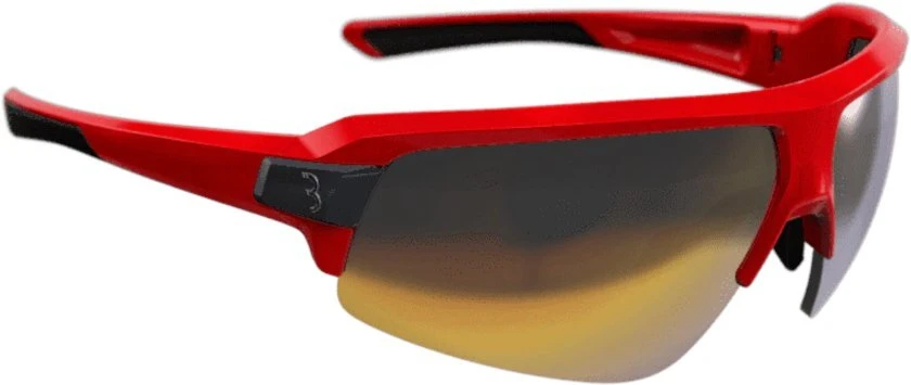 BBB Impulse Sports Glasses - Glossy Red/Black Frame Smoke Lens for Sunglasses - Image 2