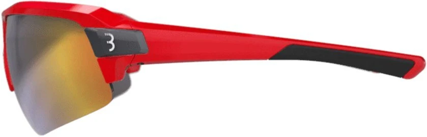 BBB Impulse Sports Glasses - Glossy Red/Black Frame Smoke Lens for Sunglasses - Image 3