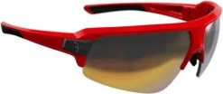 BBB Impulse Sports Glasses - Glossy Red/Black Frame Smoke Lens for Sunglasses