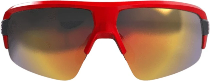 BBB Impulse Sports Glasses - Glossy Red/Black Frame Smoke Lens for Sunglasses - Image 4