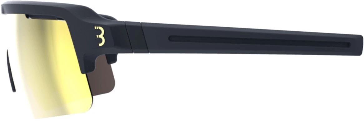 BBB Fuse Sunglasses - Matte Black Frame Gold Lens for Sunglasses - Image 3