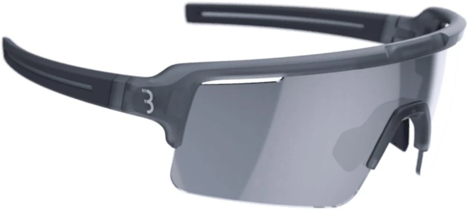 BBB Fuse Sunglasses - Transparent Smoke Grey Frame Silver Lens for Sunglasses - Image 2