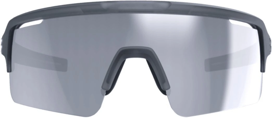 BBB Fuse Sunglasses - Transparent Smoke Grey Frame Silver Lens for Sunglasses - Image 4