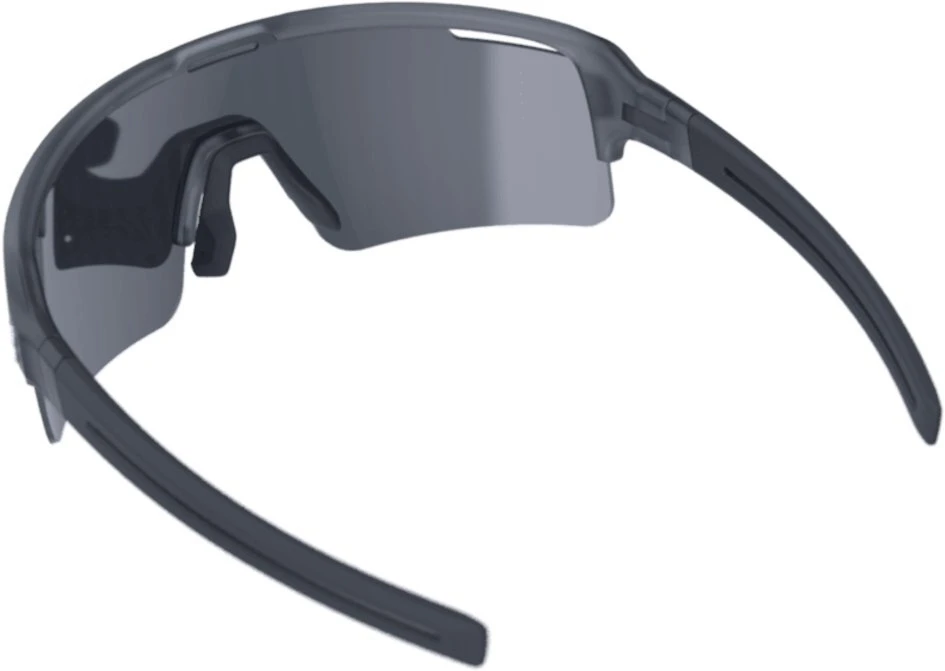 BBB Fuse Sunglasses - Transparent Smoke Grey Frame Silver Lens for Sunglasses - Image 6