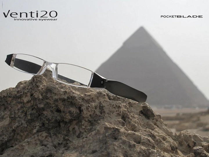 Venti20 PocketBlade PC Rimless Red for Reading Glasses - Image 4