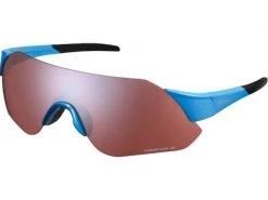 Shimano Aerolite Sunglasses - Blue/Ridescape High Contrast Lens for Sunglasses