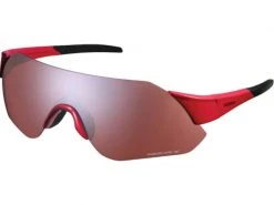 Shimano Aerolite Sunglasses - Red/Ridescape High Contrast Lens for Sunglasses