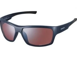 Shimano Pulsar Sunglasses - Deep Ocean/Ridescape High Contrast Len for Sunglasses