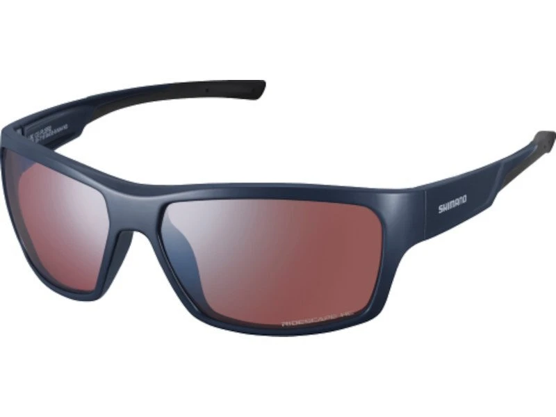 Shimano Pulsar Sunglasses - Deep Ocean/Ridescape High Contrast Len for Sunglasses