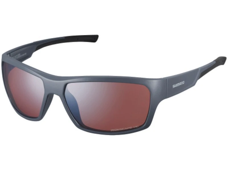 Shimano Pulsar Sunglasses - Dark Grey/Ridescape High Contrast Lens for Sunglasses