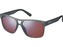 Shimano Square Sunglasses - Transparent Dark Grey/Ridescape High C for Sunglasses